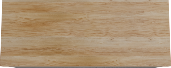 Storke Ribs zwevend badkamermeubel 130 x 52 cm zwarte eik met Kada enkel of dubbel tablet in hpl rustieke teak, Verticale asymmetrische rechte ribbel