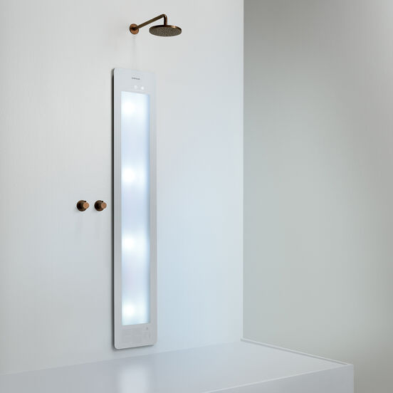 Sunshower Plus L Infrarood en UV Inbouw white