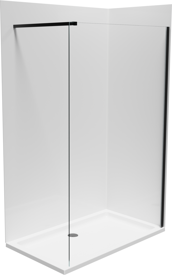 Linie Wall set douchewandbekleding 140 x 80 x 220 cm acryl glanzend wit
