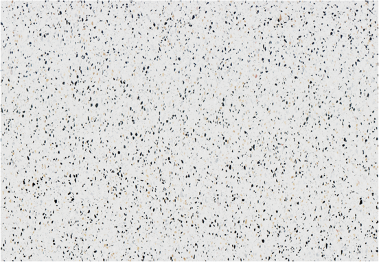 Storke Tavola Einzel Waschtischplatte Weiß/Schwarz Terrazzo Matt 75 x 52 cm