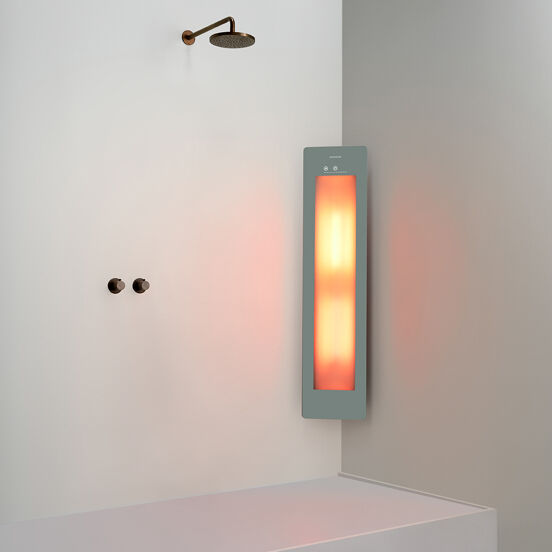 Sunshower Plus M Infrarood en UV Opbouw in hoek organic grey