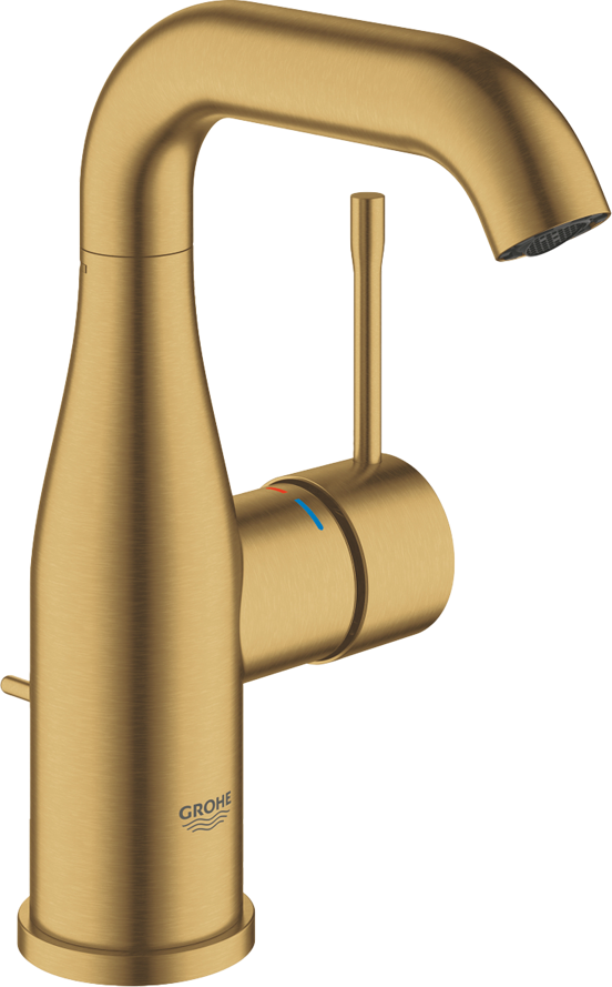 Grohe Essence M-size robinet de lavabo chrome Brushed Cool Sunrise