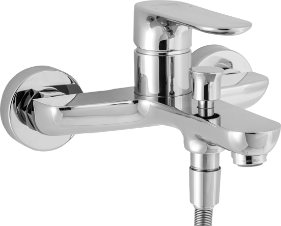 Blaufoss Bogota robinet baignoire chrome brillant