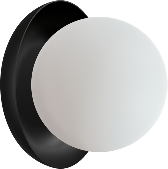 Balmani Pelota Bowl medium LED Verlichting 16 cm zwart