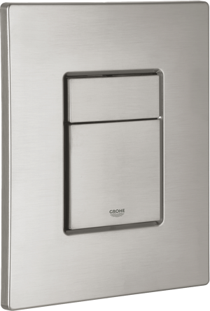 Grohe Skate Cosmopolitan duwplaat Supersteel voor Rapid SL inbouwreservoir