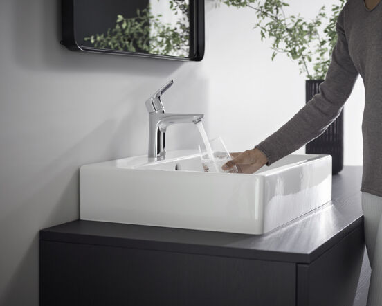 Hansgrohe Focus 100 wastafelkraan glanzend chroom