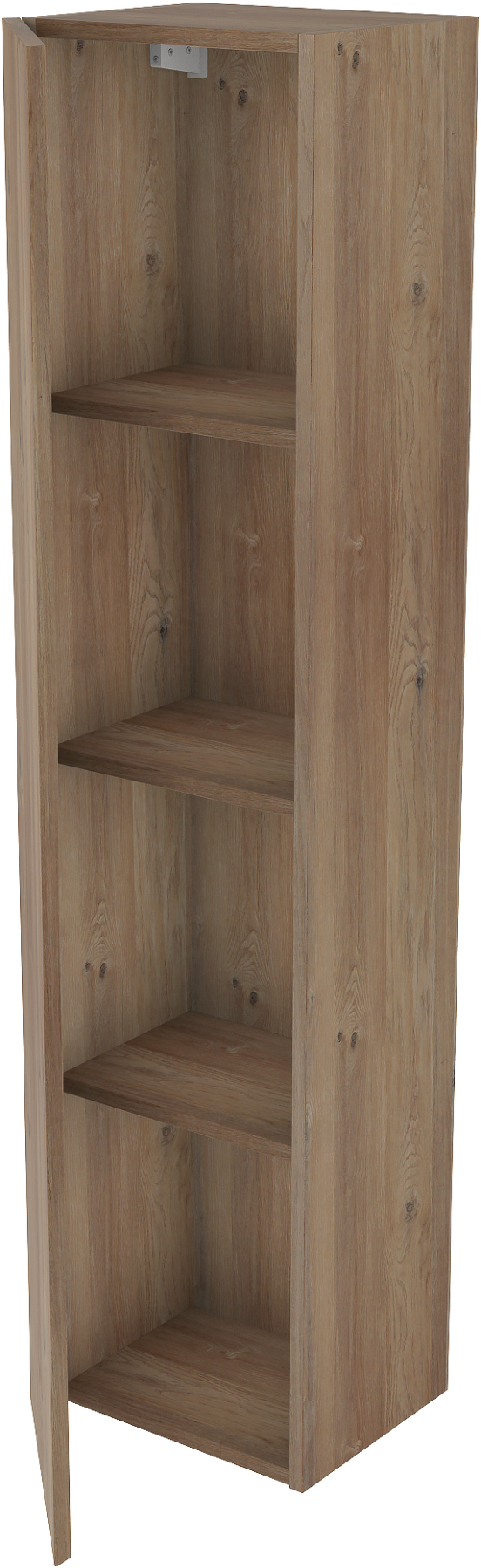 Storke Edge Modulo zwevende badkamerkast ruwe eik 35 x 25 x 150 cm