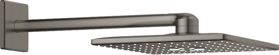 Grohe Rainshower SmartActive 310 Cube vierkante regendouchekop met muursteun 31 x 31 cm Brushed Hard Graphite