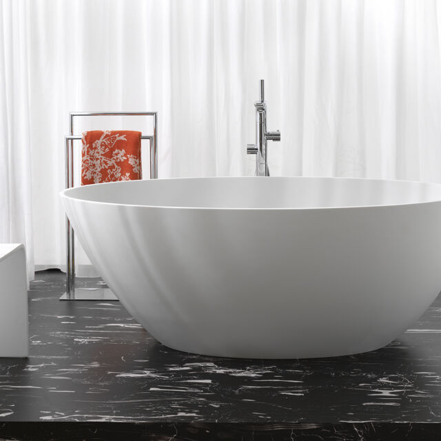 Floordirekt Antirutschmatte Bubble oval, für Badewanne, 68 x 36cm