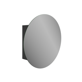 Storke rond spiegelkast 75 x 75 cm mat zwart