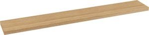 Balmani Legno afwerkingstablet voor spiegelkast verweerde eik 120x18cm