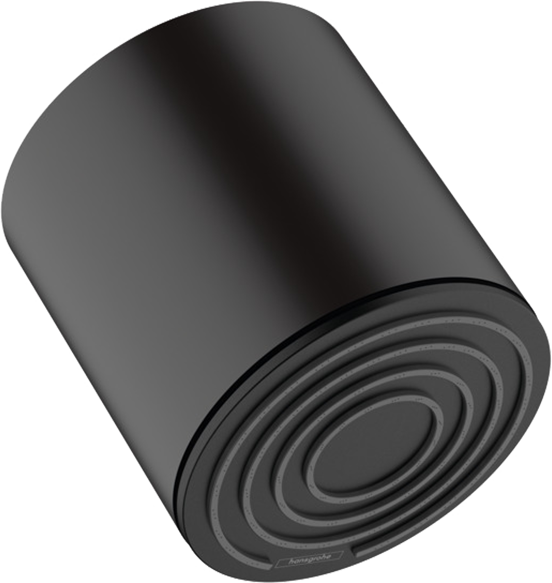 Hansgrohe Pulsify 105 Hoofddouche rond  met wand douchearm mat zwart
