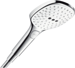 Hansgrohe Raindance Select E 120 Ecosmart handdouche ø12cm 3 functies Wit/chroom