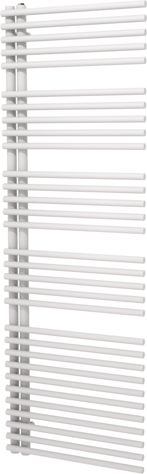 Vipera Nevada einzel Handtuchheizkörper 60 x 180 cm elektrische Heizung weiß matt Seitenanschluss 970W, inkl. Widerstand, nicht für Deutschland geeignet