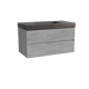 Storke Edge badkamermeubel met Scuro High wastafel