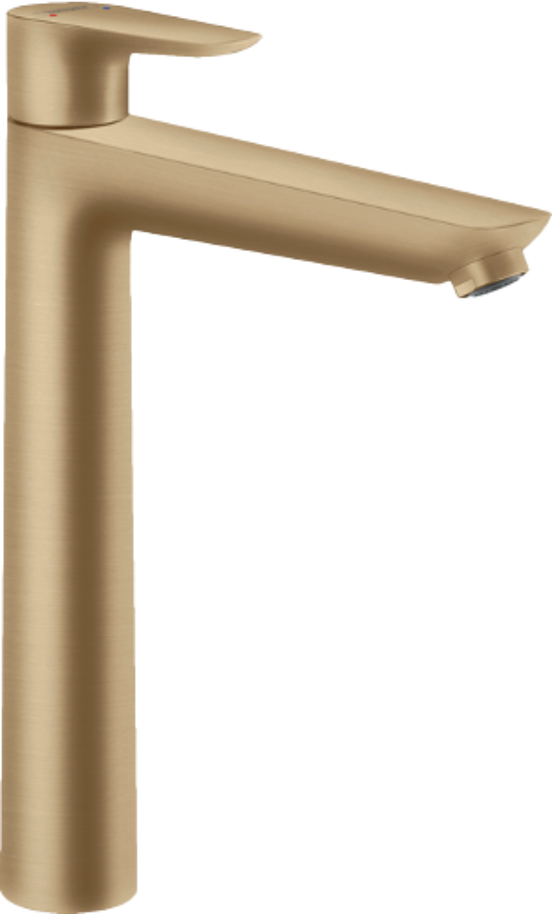 Hansgrohe Talis E240 verhoogde wastafelkraan brushed bronze