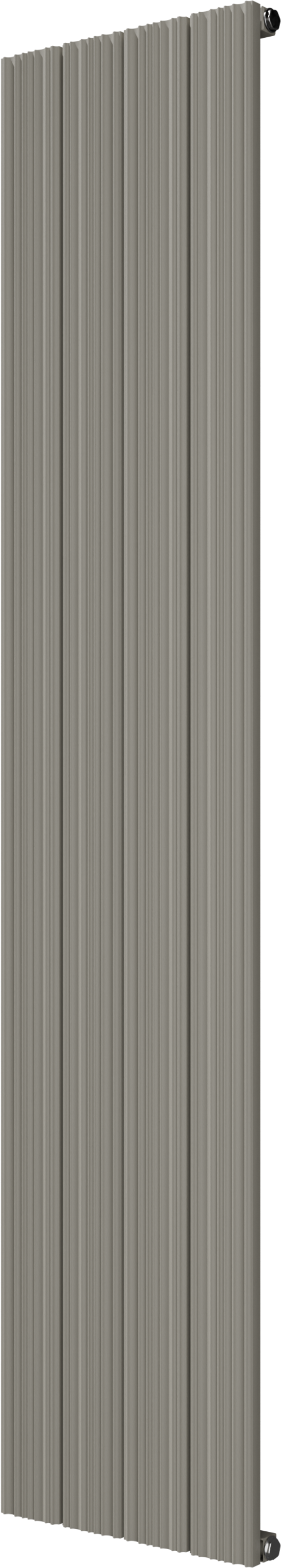 Vipera Mares sèche-serviettes simple 37,5 x 180 cm chauffage central soie grise raccordements latéral et central possibles 1085W