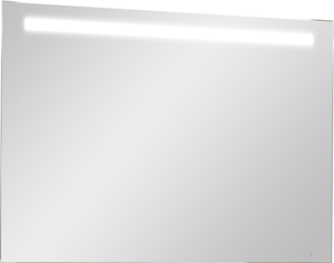 Storke Lucio Badspiegel mit Beleuchtung: Rechteckig, 100 x 65 cm, mit Anti-Beschlag Spiegelheizung