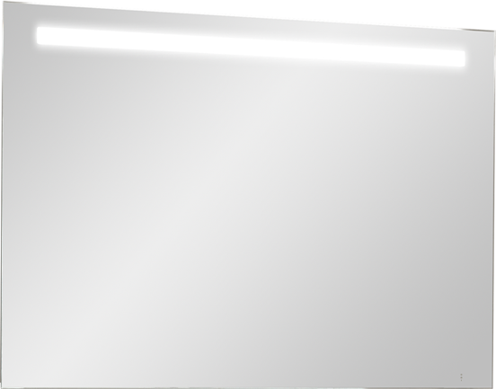 Storke Lucio rechthoekig badkamerspiegel 100 x 65 cm met spiegelverlichting en anti-damp