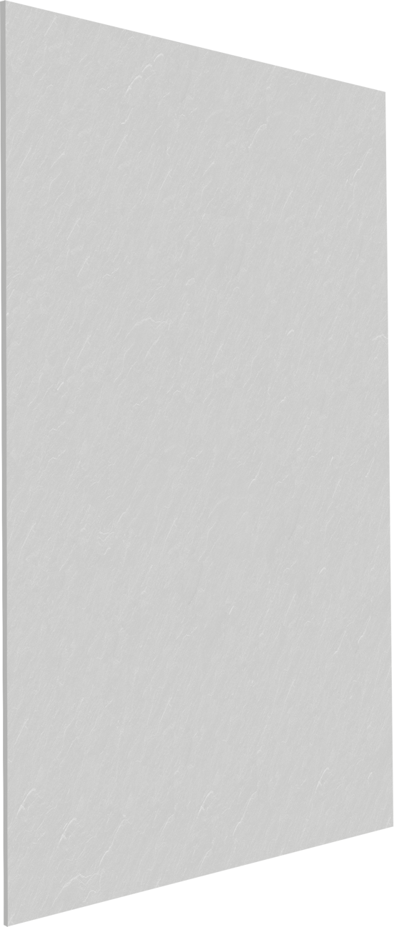 Balmani Zeno panneaux muraux de douche 140 x 80 x 220 cm marbre composite gris clair texture ardoise