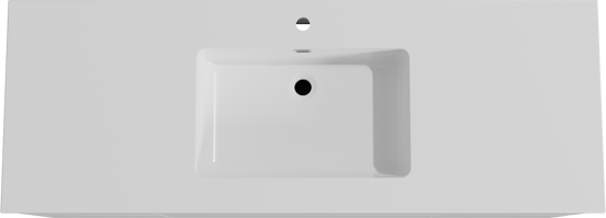 Storke Edge meuble salle de bains suspendu 145 x 52 cm blanc brillant avec Diva plan simple en marbre composite blanc brillant