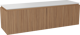 Balmani Eclips meuble salle de bains avec tablette pour vasques Eclips