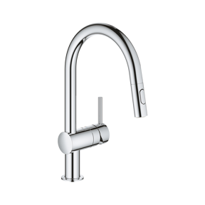 Grohe Minta C keukenkraan met uittrekbare handdouche glanzend chroom