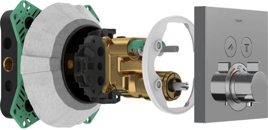 Hansgrohe Adapterplatte für Unterputz-Einbau Element iBox universal 2