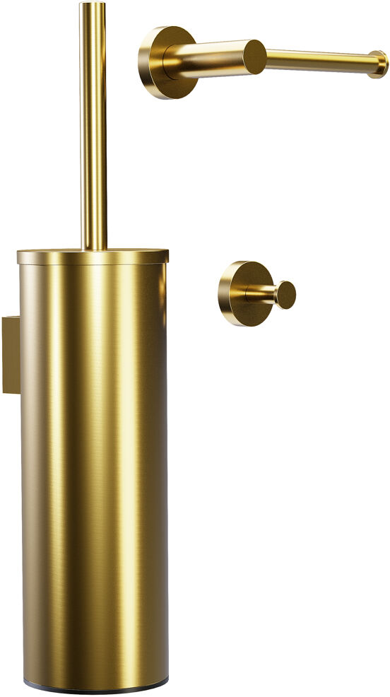 Blaufoss Harmony set d'accessoires de toilette Brushed Gold