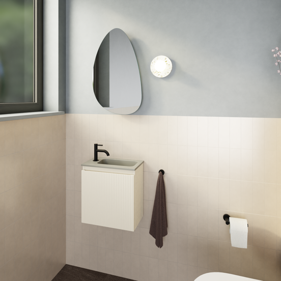 Luca Varess Organic organische toiletspiegel 40 x 65 cm
