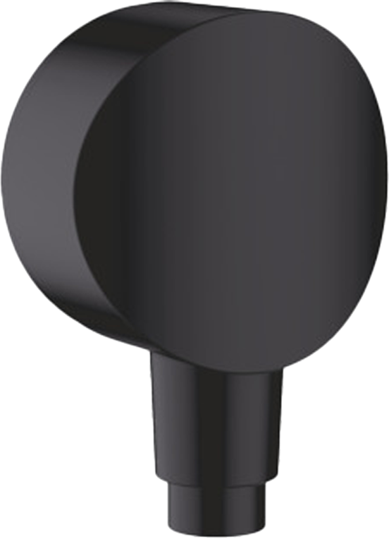 Hansgrohe FixFit S doucheslangaansluiting 1/2" mat zwart