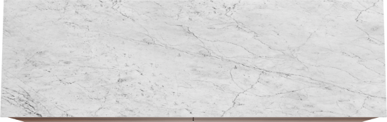 Balmani Mitra meuble salle de bains suspendu 180 x 55 cm noyer avec Stretto tablette simple ou double en marbre carrara