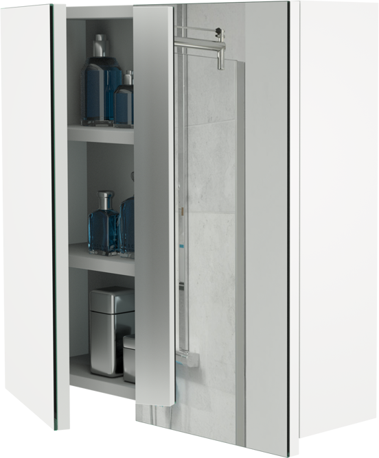 Storke Beta spiegelkast 60 x 60 cm mat wit