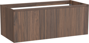 Balmani Idra zwevende wastafelonderkast 120 x 55 cm fineer notenhout 2 lades