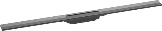 Hansgrohe RainDrain Flex Fertigset Duschrinne kürzbar 100cm Brushed Black Chrome