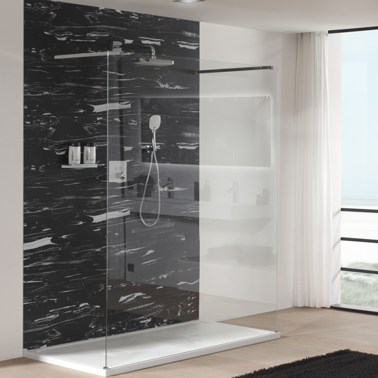 Blaufoss Switch Ultra douchette 3 fonctions de jet chrome et blanc brillants