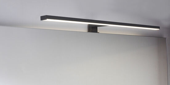 Balmani Cubico LED Spiegelbeleuchtung: 80 cm, Schwarz, 4100K
