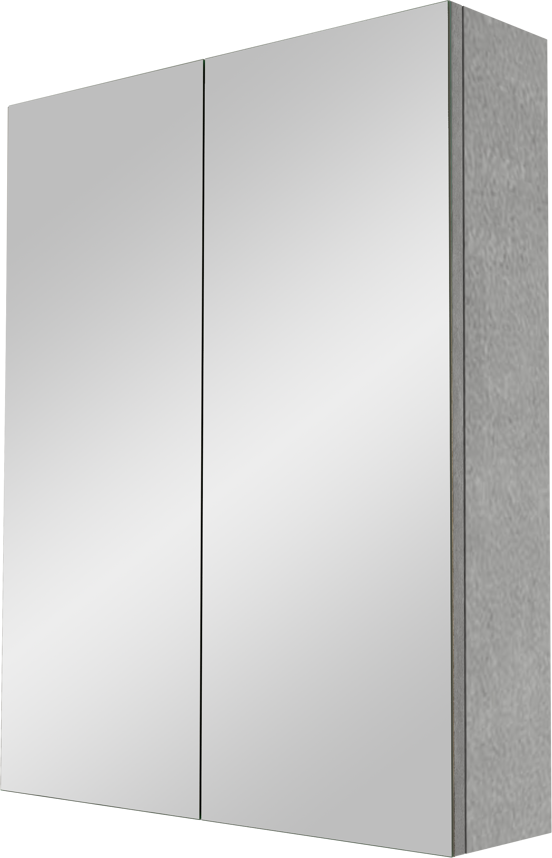 Linie Montro armoire de toilette 60 x 75 cm béton gris foncé