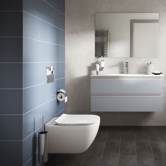 Ideal Standard Tesi wc suspendu blanc brillant bride de rinçage fine