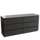 Balmani Lucida badkamermeubel met Stretto tablet voor waskom(men)