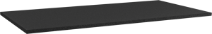 Storke Panton Einzelwaschtischplatte, mattschwarze pulverbeschichtete mdf, 105 x 52 cm