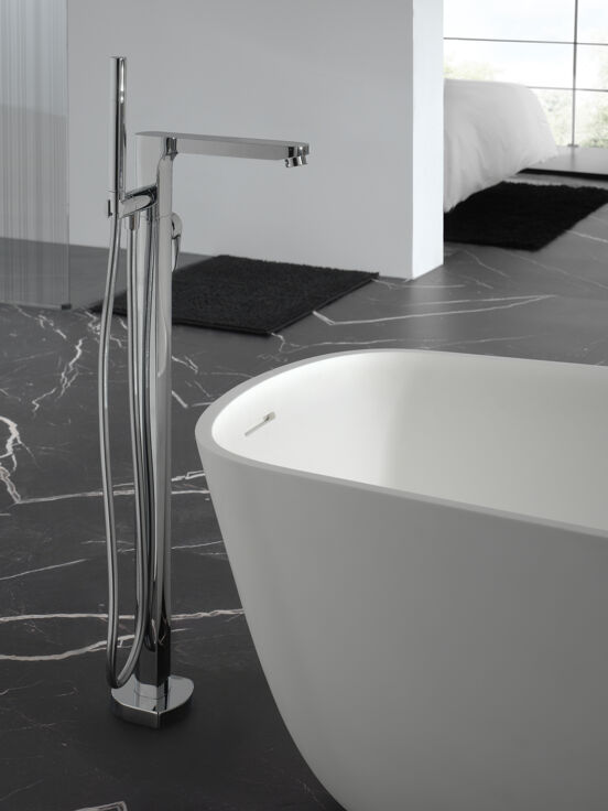 Blaufoss Leonardo robinet de bain sur pied chromé