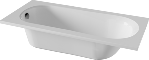 Linie Tessa baignoire encastrable mono 160 x 70 cm acrylique blanc brillant