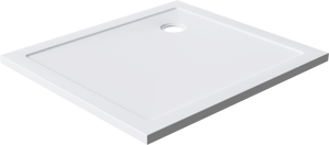 Luca Varess Soft receveur de douche 100 x 90 cm acrylique blanc mat