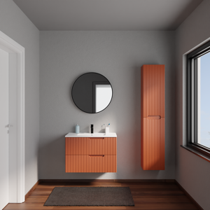 Linie Ribbo meuble salle de bains avec plan vasque Vano