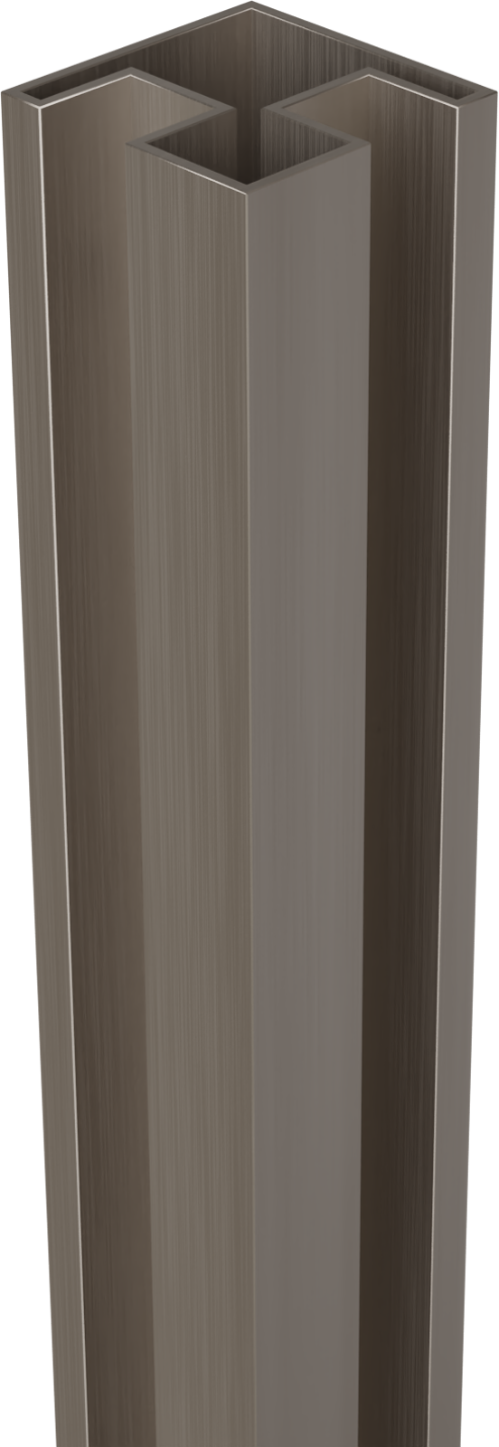 Balmani Modular profilé d'angle 200 cm Brushed CoolMetal