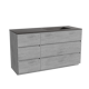 Storke Edge Badmöbel Set mit Scuro Waschtisch
