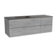 Storke Edge badkamermeubel met Scuro wastafel