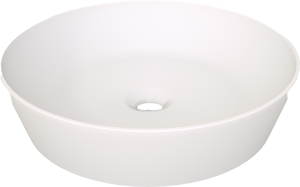 Balmani Still vasque à poser Solid Surface mat rond Ø 38 cm