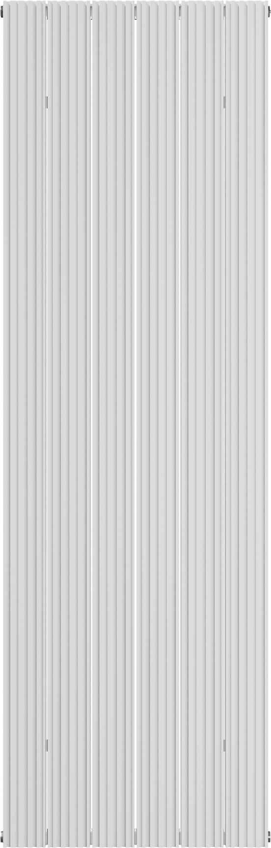 Vipera Mares sèche-serviettes double 56,5 x 180 cm chauffage central blanc mat raccordements latéral et central possibles 2159W